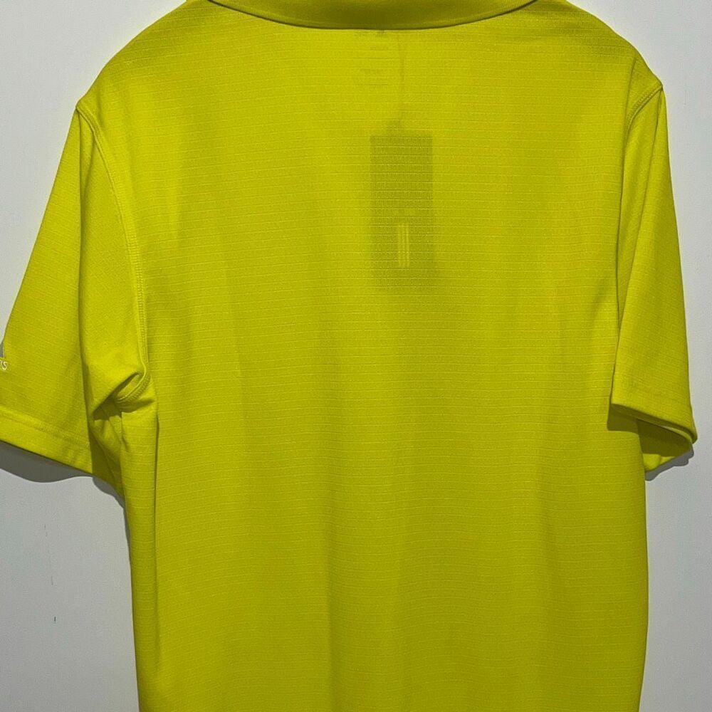 Adidas Men's Sunburst Climalite Textured Short Sleeve Golf Polo Shirt Small NWT - Picture 6 of 10
